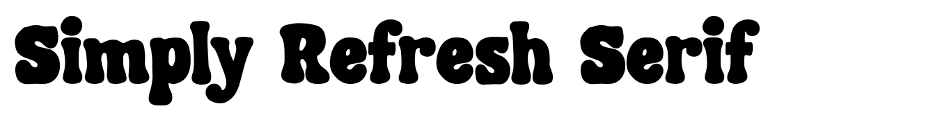 Simply Refresh Serif